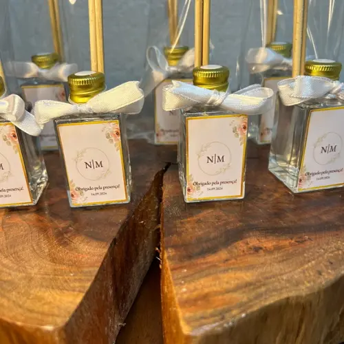 Difusor de Ambiente de 30ml em Pote de Vidro Ideal para Lemb
