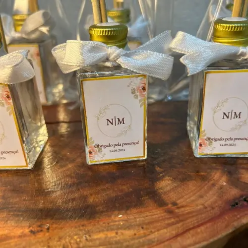 Difusor de Ambiente de 30ml em Pote de Vidro Ideal para Lemb