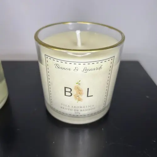 Kit Presente Personalizado com Vela de 200g e Difusor de 240