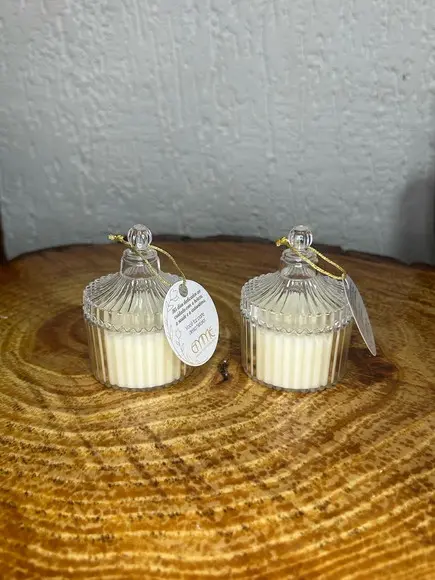 Vela Aromática Mini Bomboniere de Acrílico Personalizada
