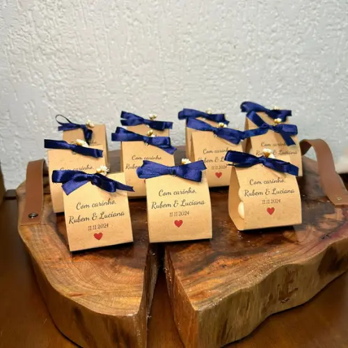 Vela Mini Bubble com Embalagem Kraft
