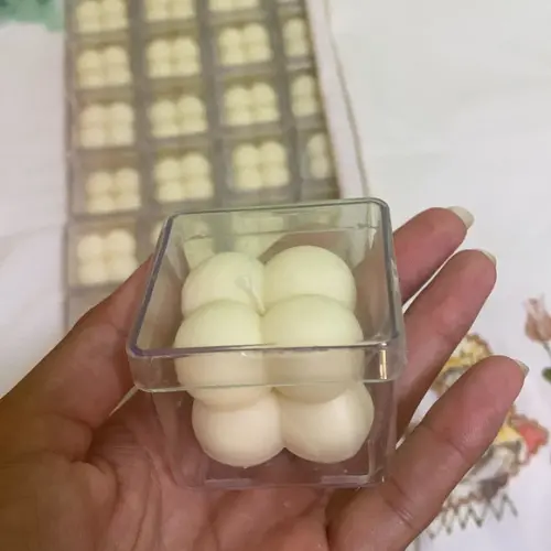 Vela Mini Bubble na Caixa de Acrílico Personalizada
