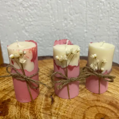 Vela na Base de Cimento para Eventos