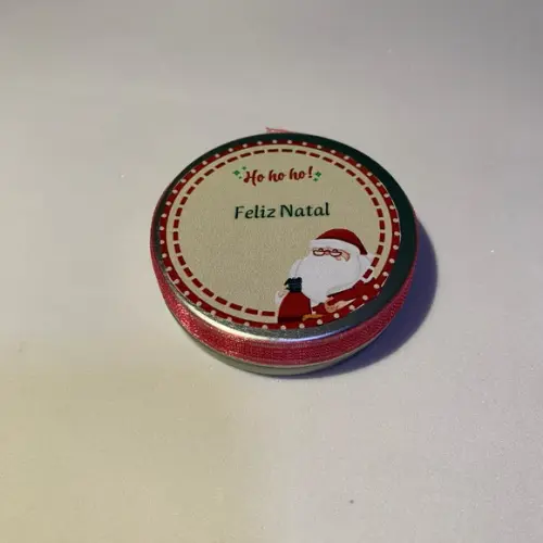 Vela na Latinha 20g Decoração Natal