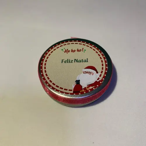 Vela na Latinha 20g Decoração Natal