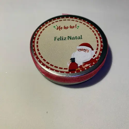 Vela na Latinha 20g Decoração Natal
