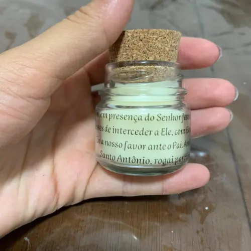 Vela no Pote de Vidro Personalizada 40g