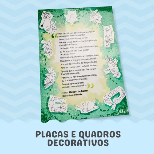 Placas e Quadros Decorativos