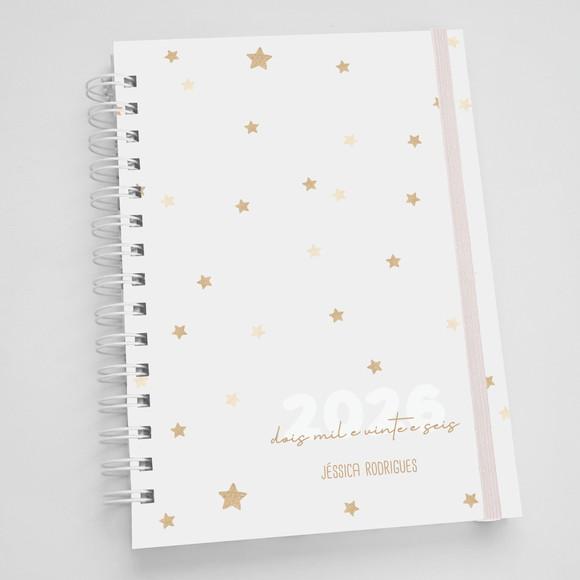 Agenda A5 Personalizada Estrelas