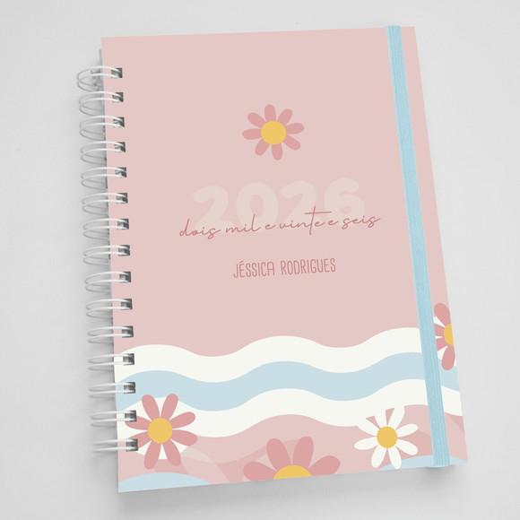 Agenda A5 Personalizada Floral