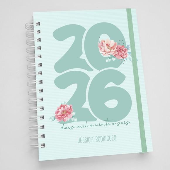 Agenda A5 Personalizada Floral