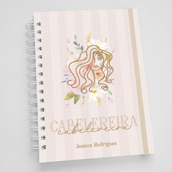 Agenda A5 Personalizada Profissões - Cabelereira
