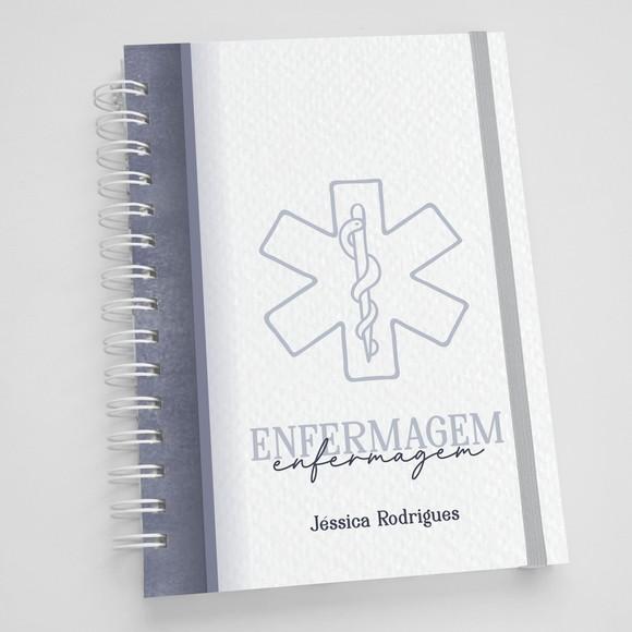 Agenda A5 Personalizada Profissões - Enfermagem