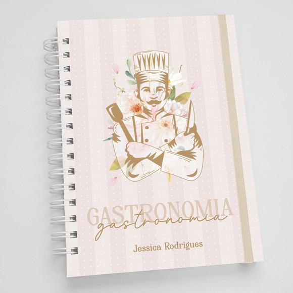 Agenda A5 Personalizada Profissões - Gastronomia