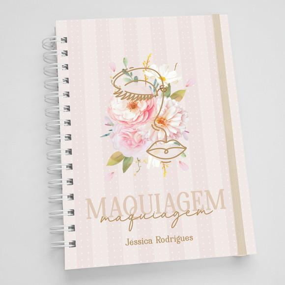 Agenda A5 Personalizada Profissões - Maquiagem