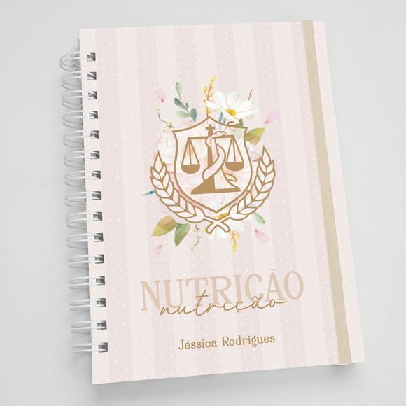 Agenda A5 Personalizada Profissões - Nutrição