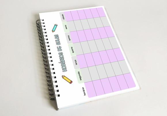 Agenda Escolar Personalizada - Menina