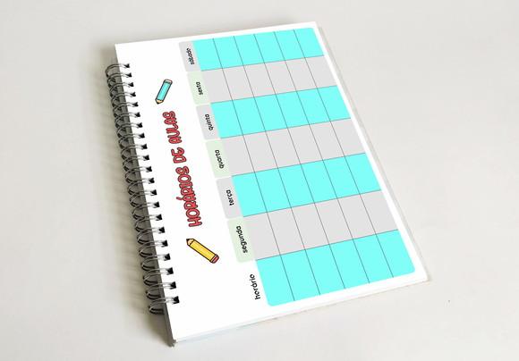 Agenda Escolar Personalizada - Menino