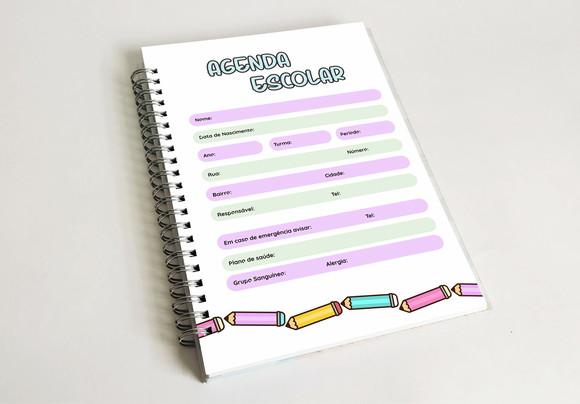 Agenda Escolar Personalizada - Menina