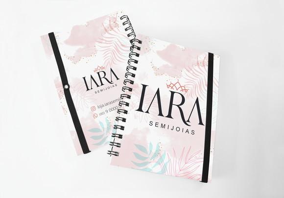 Bloquinho Kraft A6 com Elástico Personalizado