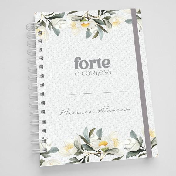 Caderno A5 Personalizado - Floral