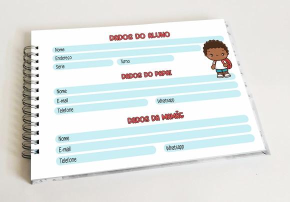 Caderno de Caligrafia Menino - Personalizado