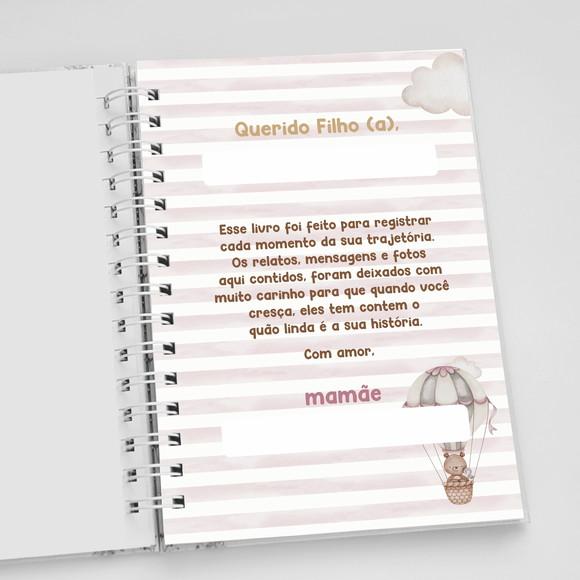 Caderno de Memórias da Mamãe - Ursinha
