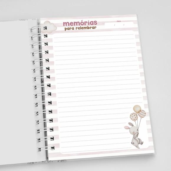 Caderno de Memórias da Mamãe - Ursinha