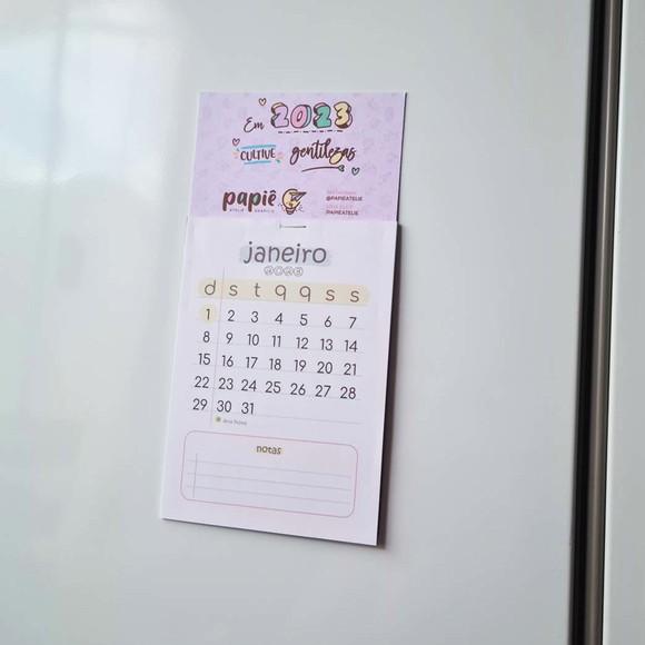 Calendário A6 Personalizado com Imã