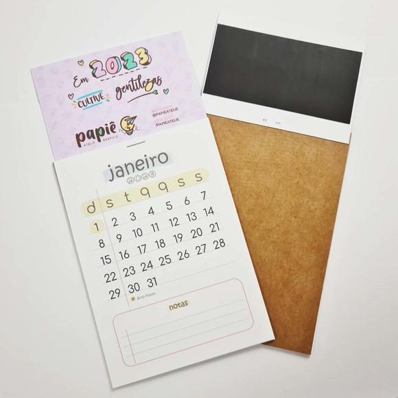 Calendário A6 Personalizado com Imã