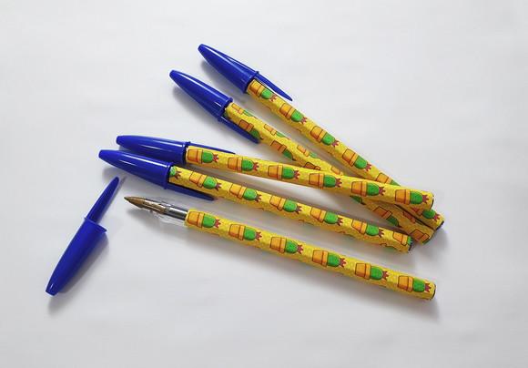 Caneta com Tampa - Personalizavél