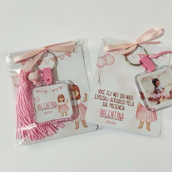 Chaveiro Acrílico com Tag Personalizado