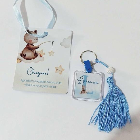 Chaveiro Acrílico com Tag Personalizado