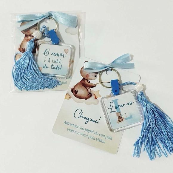 Chaveiro Acrílico com Tag Personalizado