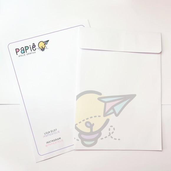 Envelope A4 Branco Personalizado