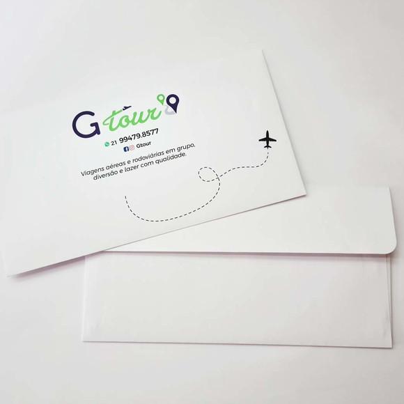 Envelope Carta Branco Personalizado