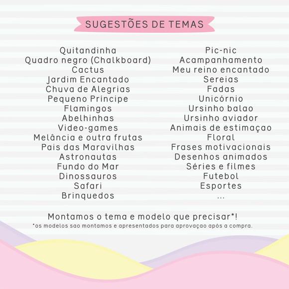 Kit 100 Etiquetas Escolares - Pequena Confeiteira