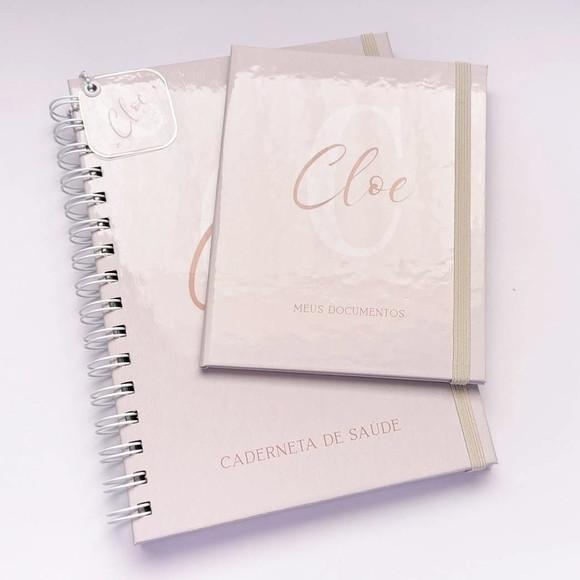 Kit Caderneta de Vacinas + Porta Documentos Dinossauro