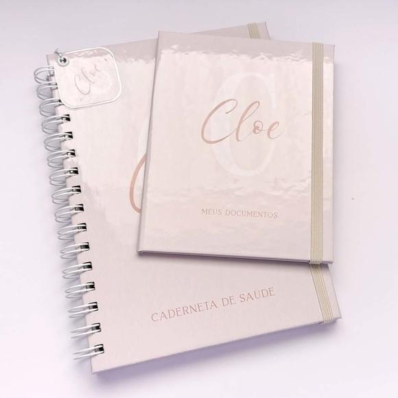 Kit Caderneta de Vacinas + Porta Documentos Ursinha