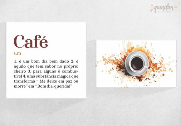 Kit Placas decorativas - Café