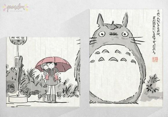 Kit Placas decorativas - Meu amigo Totoro a3