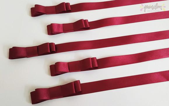 Laço Duplo Cetim Nº 3 com Extensão de 60 cm