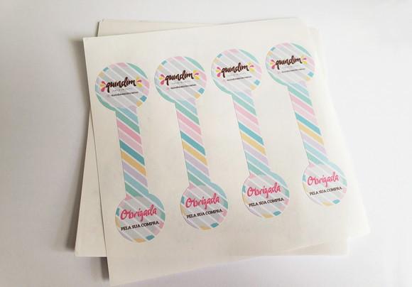 Lacre Adesivo Personalizado para Embalagens
