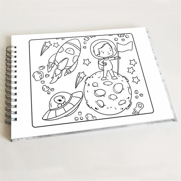 Livro de Colorir - Astronauta