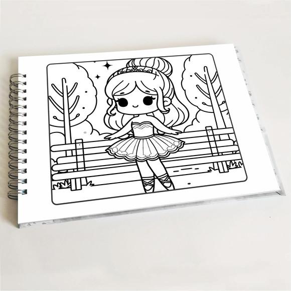 Livro de Colorir - Bailarinas