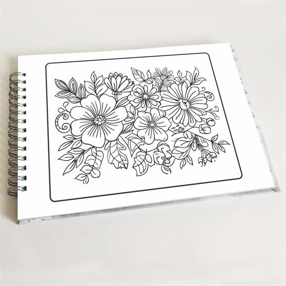 Livro de Colorir - Florais