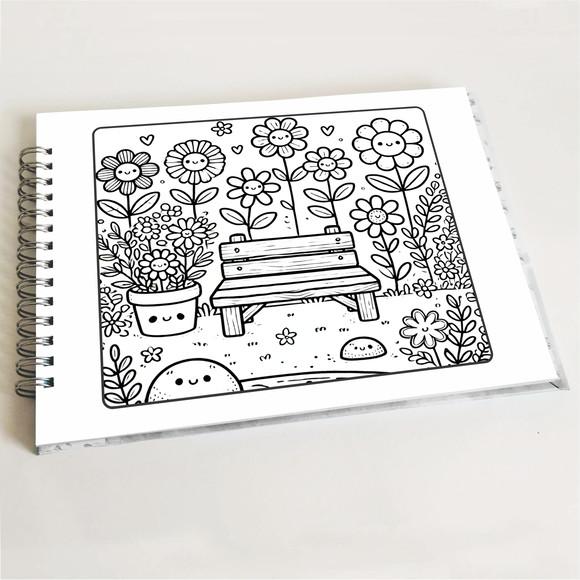 Livro de Colorir - Jardim Encantado