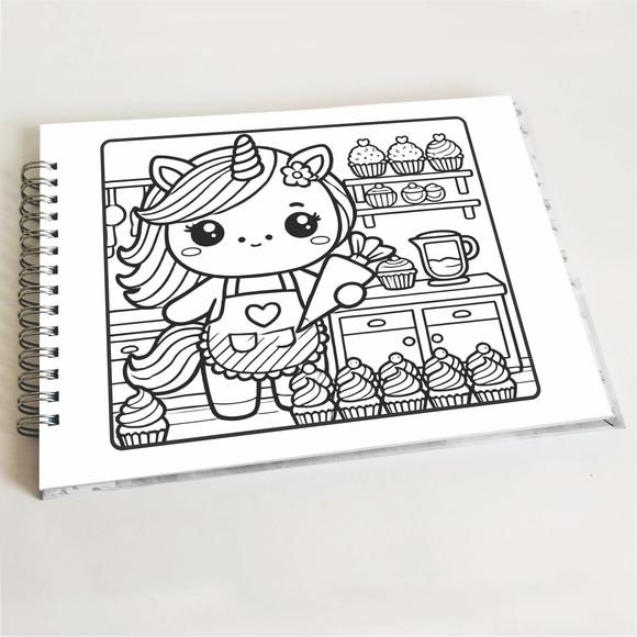 Livro de Colorir - Unicórnios