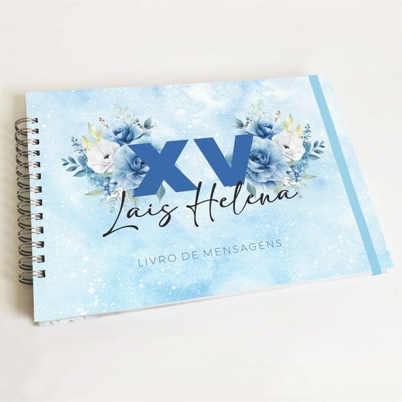 Livro de Mensagens 15 Anos - Azul Real