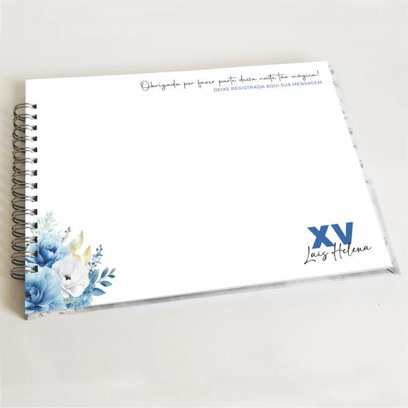 Livro de Mensagens 15 Anos - Azul Real